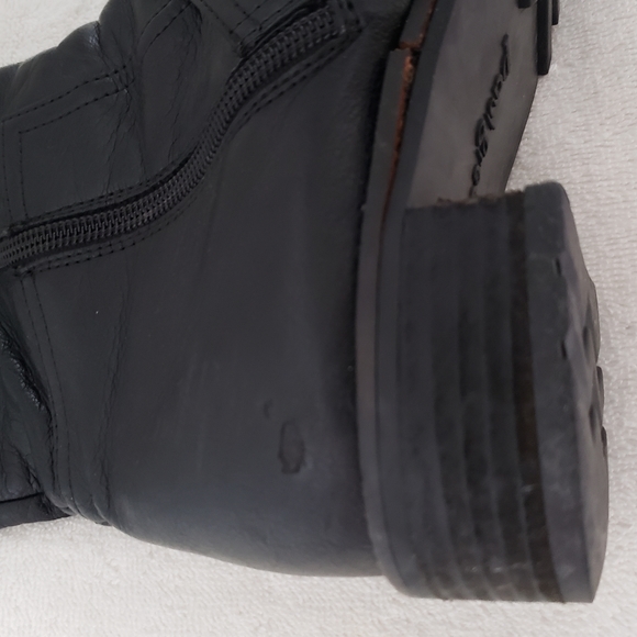 Paul Green Munchen Austria Black Leather Women's tall boots size 8.5 - Picture 16 of 16